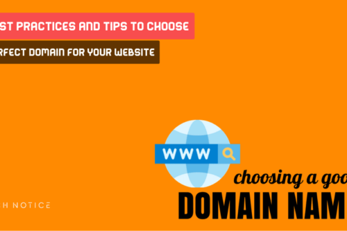 Best Practices And Tips To Choose Perfect Domain For Your Website