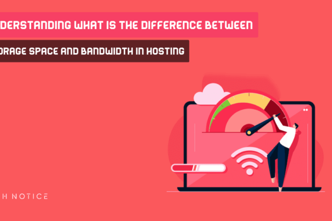 Difference Between Storage Space And Bandwidth